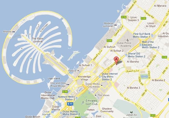Map showing Weave & Way location